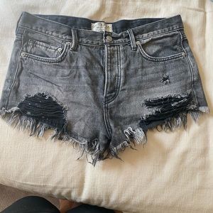 We the free denim shorts size 27